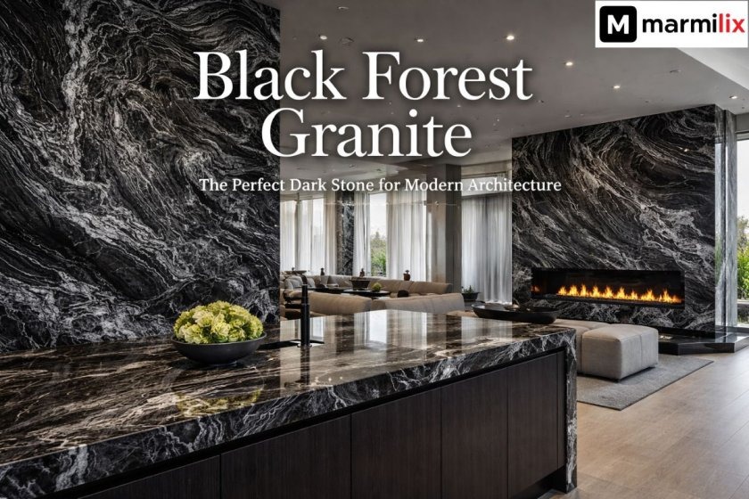 Black Forest Granite Modern Architecture